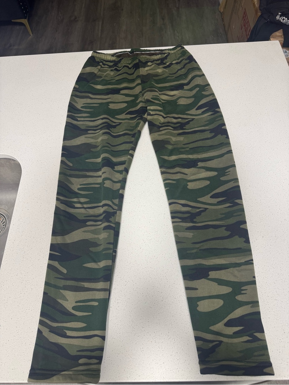 Men's Camouflage Jogger Pants - Green Camo